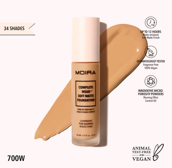 MOIRA COMPLETE WEAR SOFT MATTE FOUNDATION