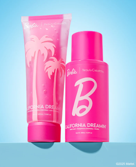 BARBIE "CALIFORNIA DREAMIN" BODY LOTION AND BODY SPRAY SET