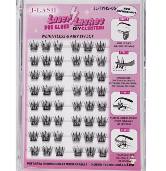 J LASH LASER LASHES (PRE-GLUED)
