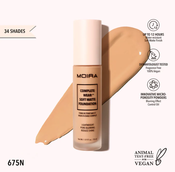 MOIRA COMPLETE WEAR SOFT MATTE FOUNDATION