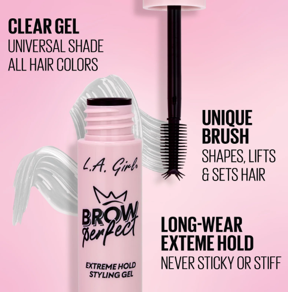 LA GIRL BROW PPERFECT EXTREME HOLD STYLING GEL #GBG389 CLEAR