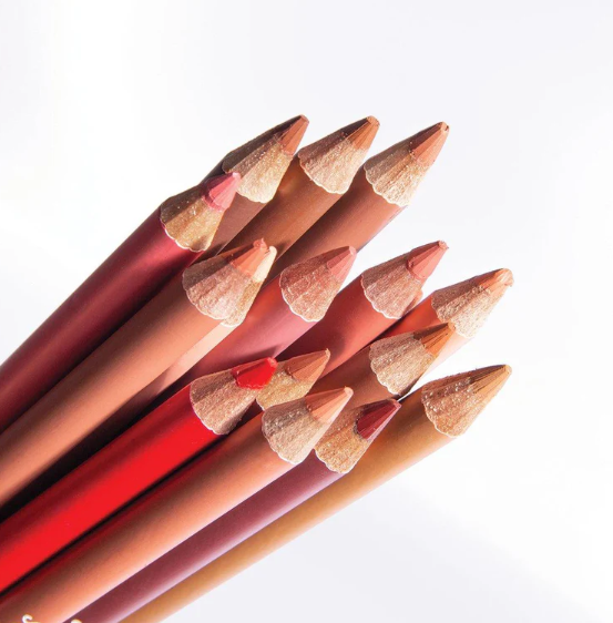WOODEN LIP PENCIL SET
