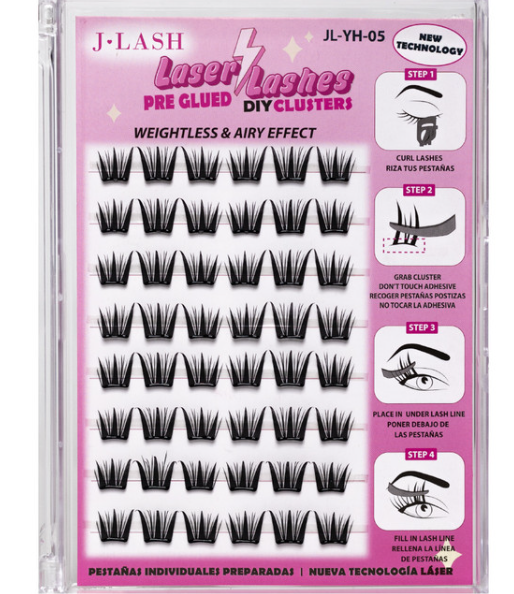 J LASH LASER LASHES (PRE-GLUED)