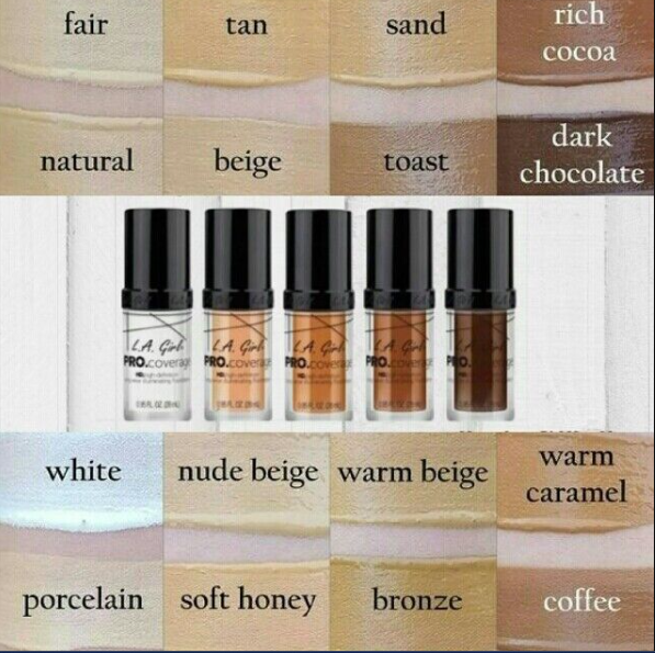 LA GIRL PRO COVERAGE ILLUMINATING FOUNDATION