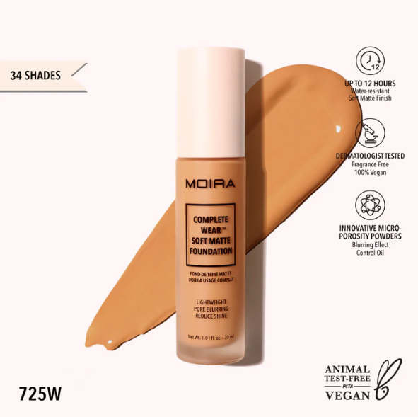 MOIRA COMPLETE WEAR SOFT MATTE FOUNDATION