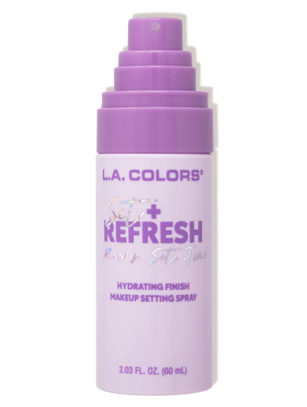 LA COLORS SET + REFRESH SETTING SPRAYS