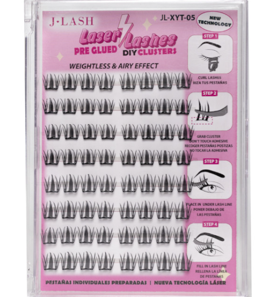 J LASH LASER LASHES (PRE-GLUED)