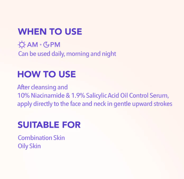 10% NIACIMADICE OIL CONTROL MOISTURIZER