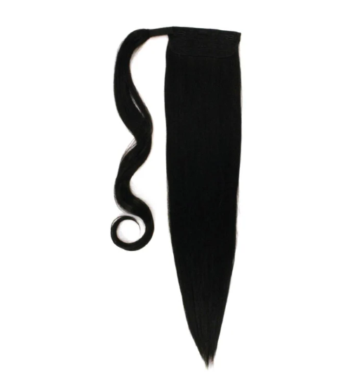 WRAP PONYTAIL SILKY STRAIGHT 18" COLOR ASH BLONDE
