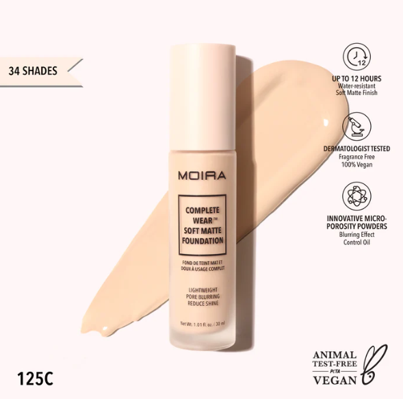 MOIRA COMPLETE WEAR SOFT MATTE FOUNDATION