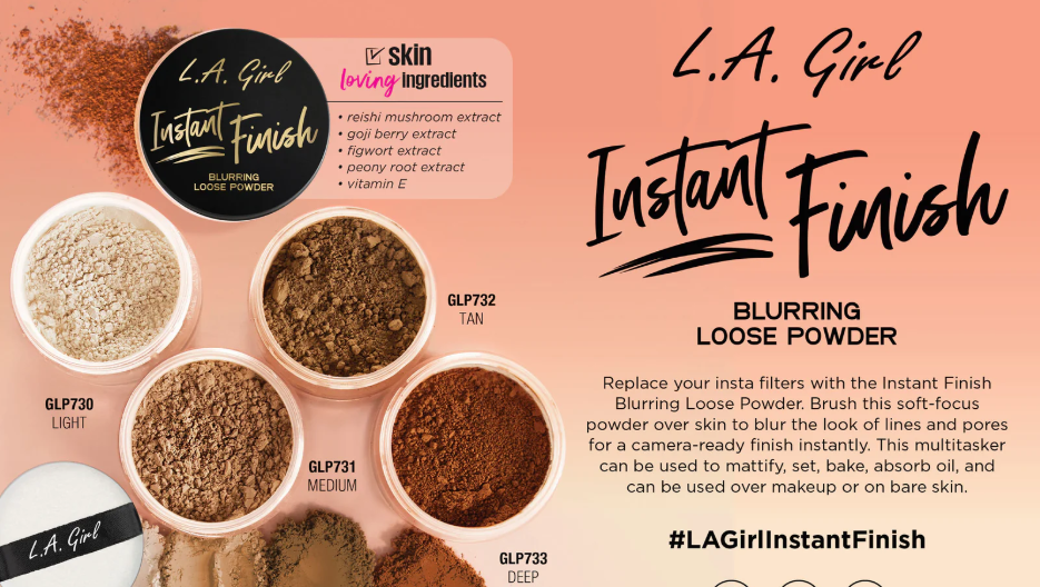 LA GIRL INSTANT FINISH BLURRING LOOSE POWDER