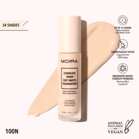 MOIRA COMPLETE WEAR SOFT MATTE FOUNDATION