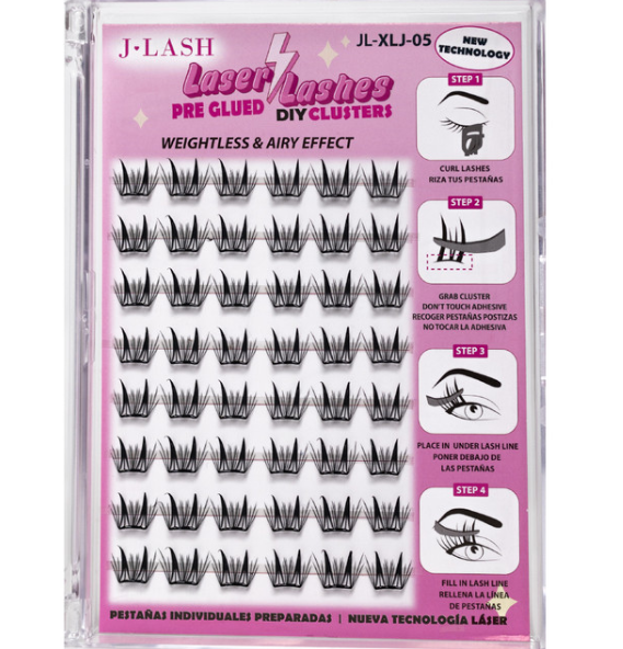 J LASH LASER LASHES (PRE-GLUED)
