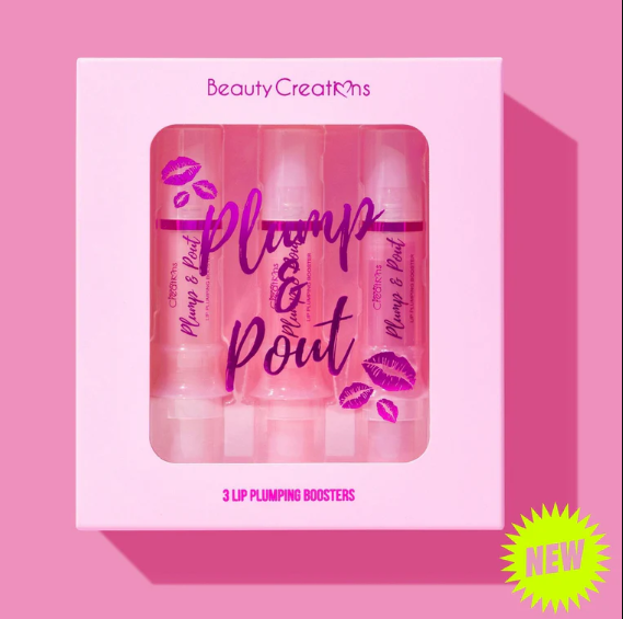 BEAUTY CREATIONS PLUMP & POUT LIP PLUMPING BOOSTER 3 PCS SET #LPP-TJ