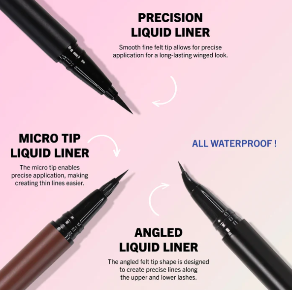 ANGLED LIQUID LINER (001, BLACK)