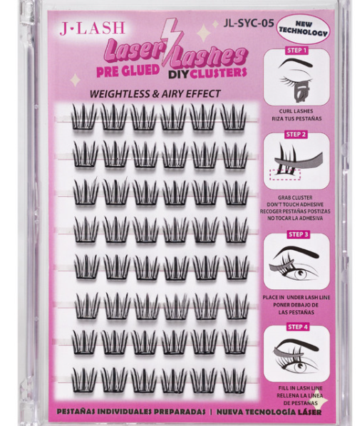 J LASH LASER LASHES (PRE-GLUED)