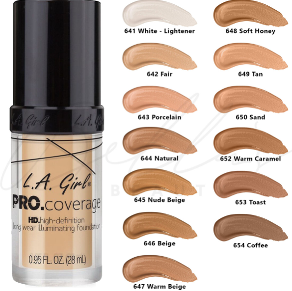 LA GIRL PRO COVERAGE ILLUMINATING FOUNDATION