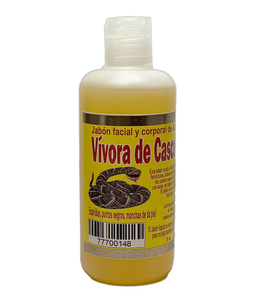 BODY AND FACIAL LIQUID SOAP WITH RATTLE SNAKE OIL
