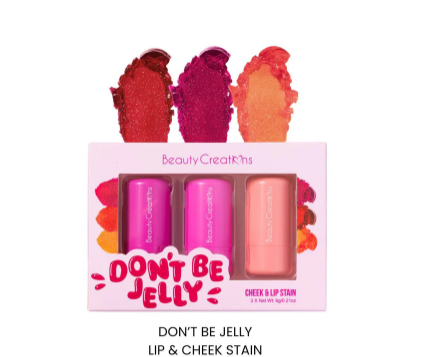 BEAUTY CREATIONS DON'T BE JELLY CHEECK & LIP STAIN SET #DBJ-SET