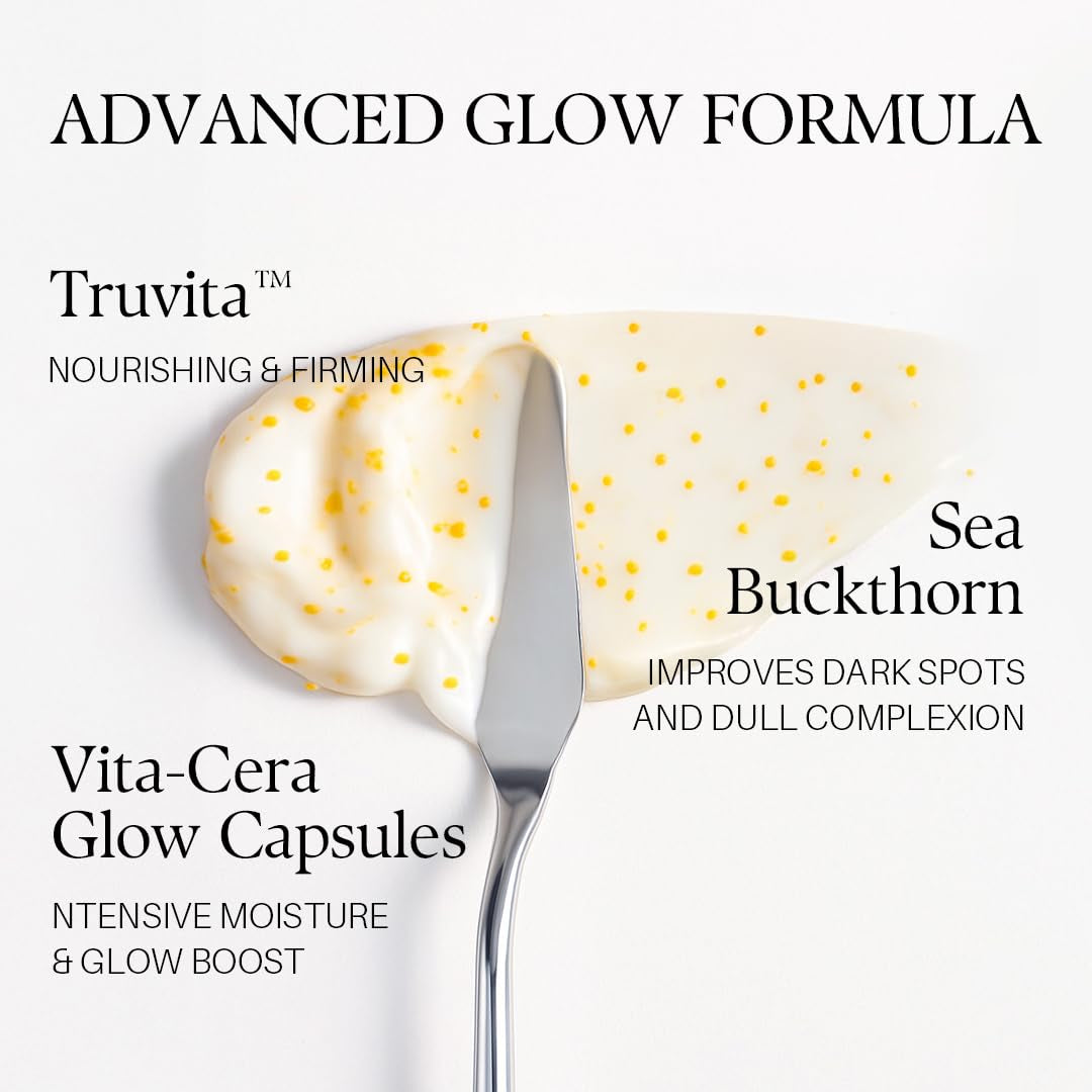 Vita Toning Capsule Cream, Deep Hydration Face Moisturizer, Glass Skin with Vita-Cera Oil Capsules, Deep Hydration Face Moisturizer (1.94 Oz.)