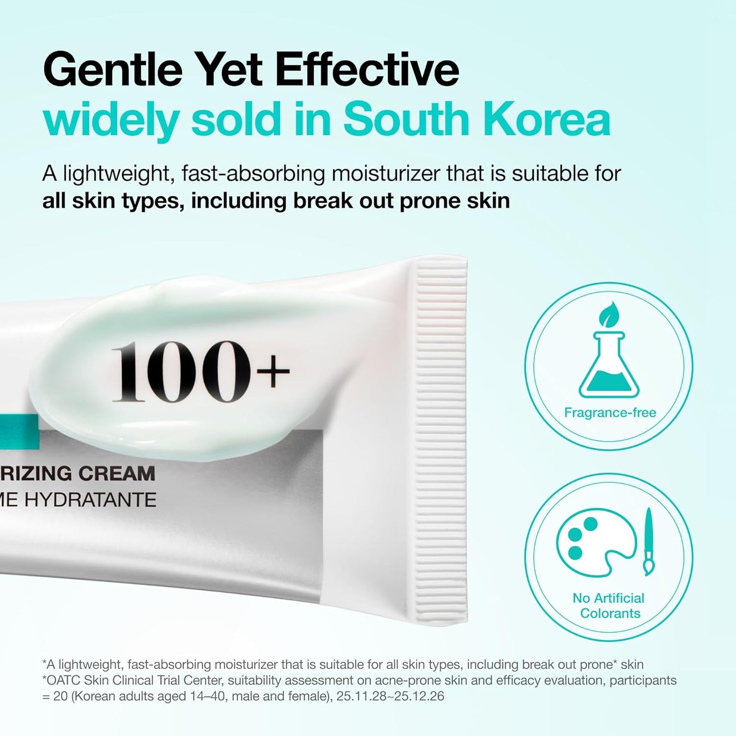 PDRN Hyaluronic Acid 100 Moisturizing Cream, Lightweight, Non-Greasy Hydrating Face Moisturizer with Salmon DNA for Glass Skin, Korean Skincare (2.02 Fl Oz)