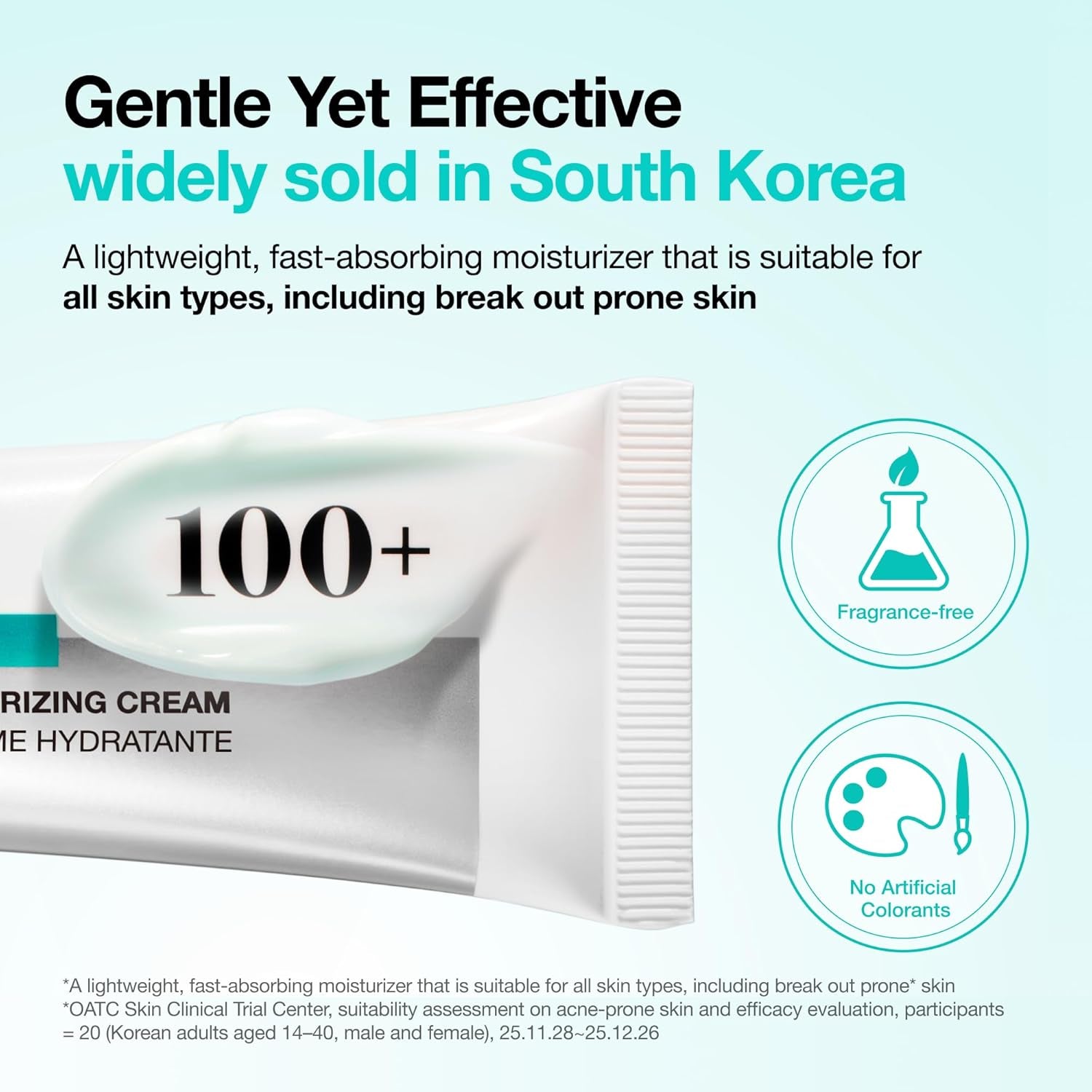 PDRN Hyaluronic Acid 100 Moisturizing Cream, Lightweight, Non-Greasy Hydrating Face Moisturizer with Salmon DNA for Glass Skin, Korean Skincare (2.02 Fl Oz)