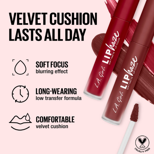 LA GIRL LIP HAZE SOFT MATTE LIP COLOR