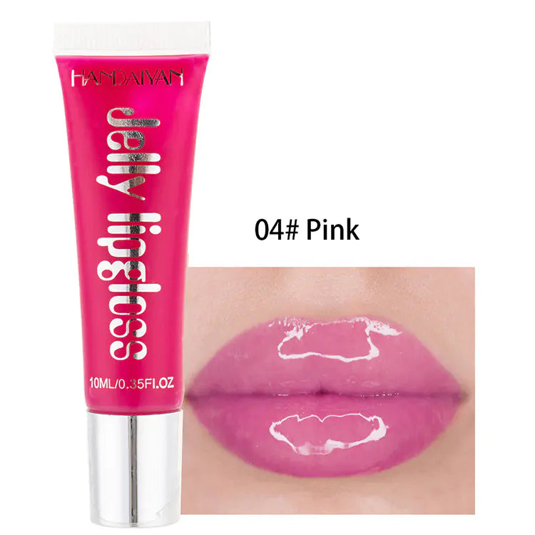 Candy Color Jelly Lip Gloss with Mirror Finish
