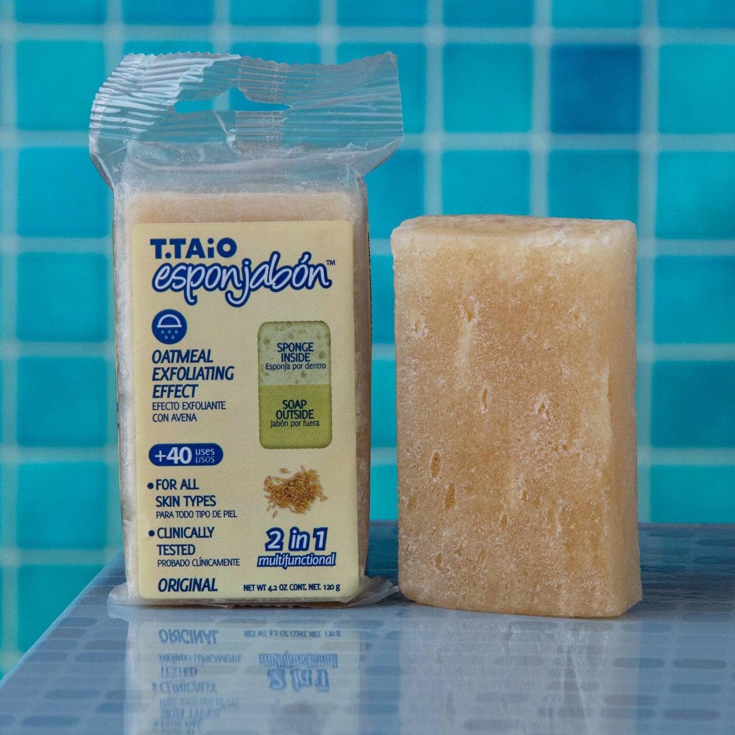 EsponJabon Oatmeal - Exfoliating Effect