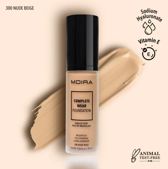 MOIRA LIQUID COMPLETE WEAR FOUNDATION