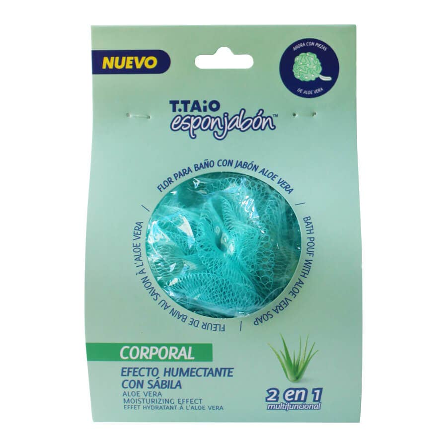 Esponjabon Bath Pouf + Soap Aloe Vera - Moisturizing Effect