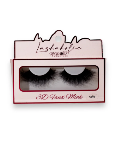 LASHAHOLIC 3D FAUX MINK LASHES-SALTY