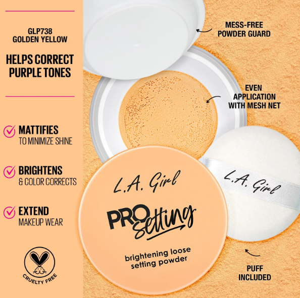 LA GIRL PRO SETTING BRIGHTENING LOOSE SETTING POWDER
