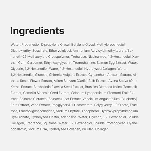 Collagen Jelly Cream- Niacinamide & Freeze-Dried Hydrolyzed Collagen - Boosts Skin'S Barrier Hydration and Gives 24H Glow & Lifted Look - Korean Skincare (1.69 Fl Oz (Pack of 1))