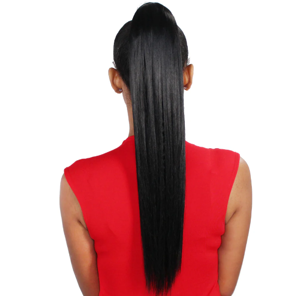 WRAP PONYTAIL SILKY STRAIGHT 18" COLOR 1B