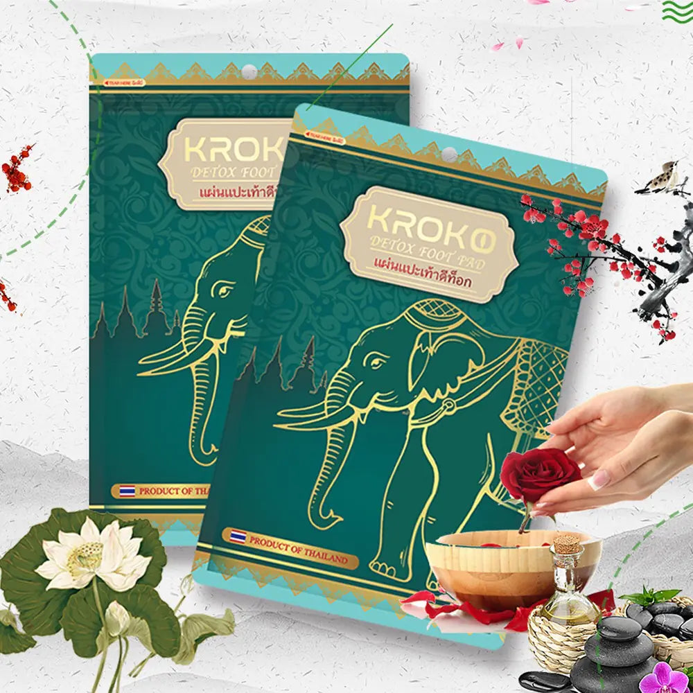 Elephant Foot Patches for Detox and Sleep Support