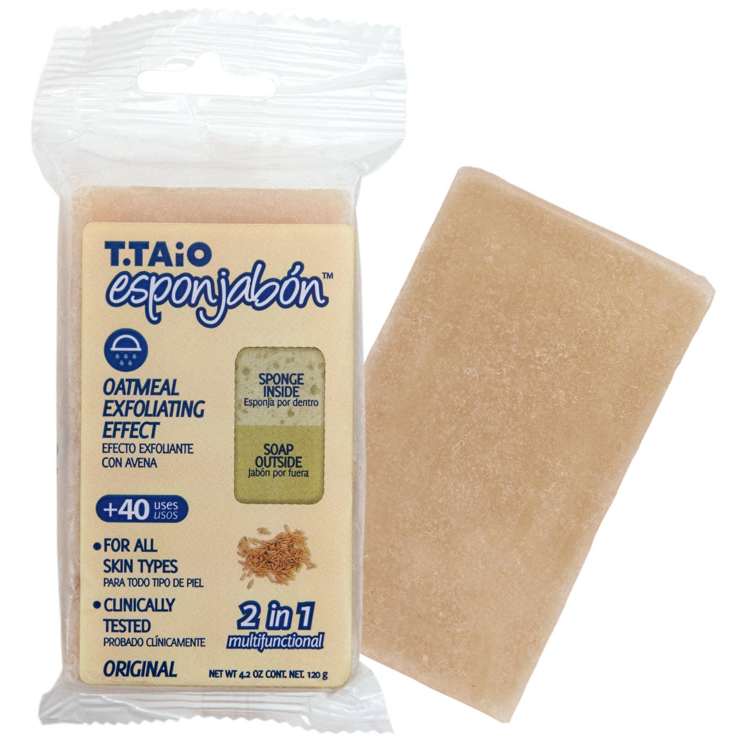 EsponJabon Oatmeal - Exfoliating Effect