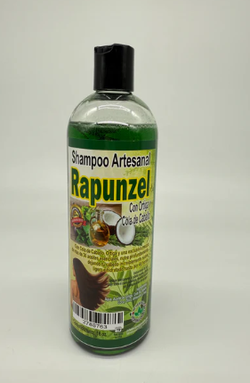 SHAMPOO ARTESANAL RAPUNZEL CON ORTIGA Y COLA DE CABALLO