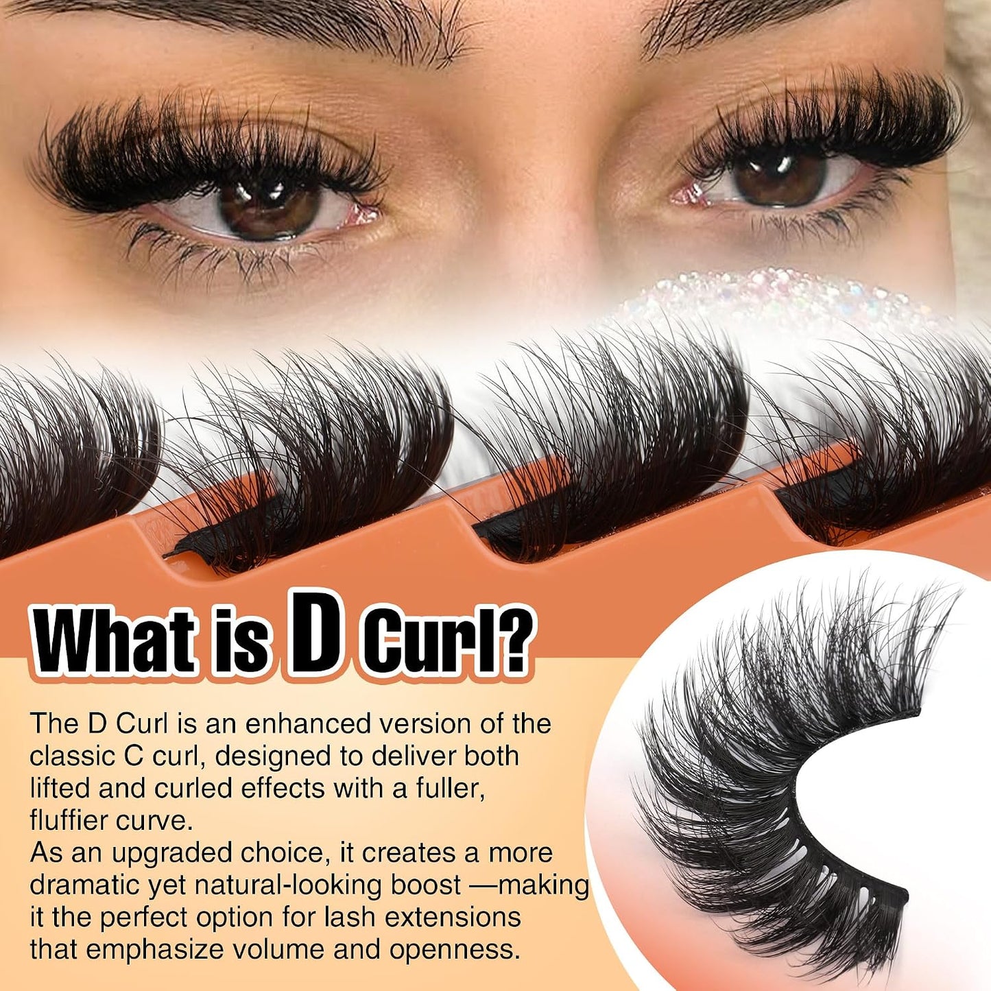 Mink Lashes Full Volume False Eyelashes 18Mm Dramatic Faux Mink Eyelashes Natural Look Cat Eye Volume Eye Lashes Multipack by