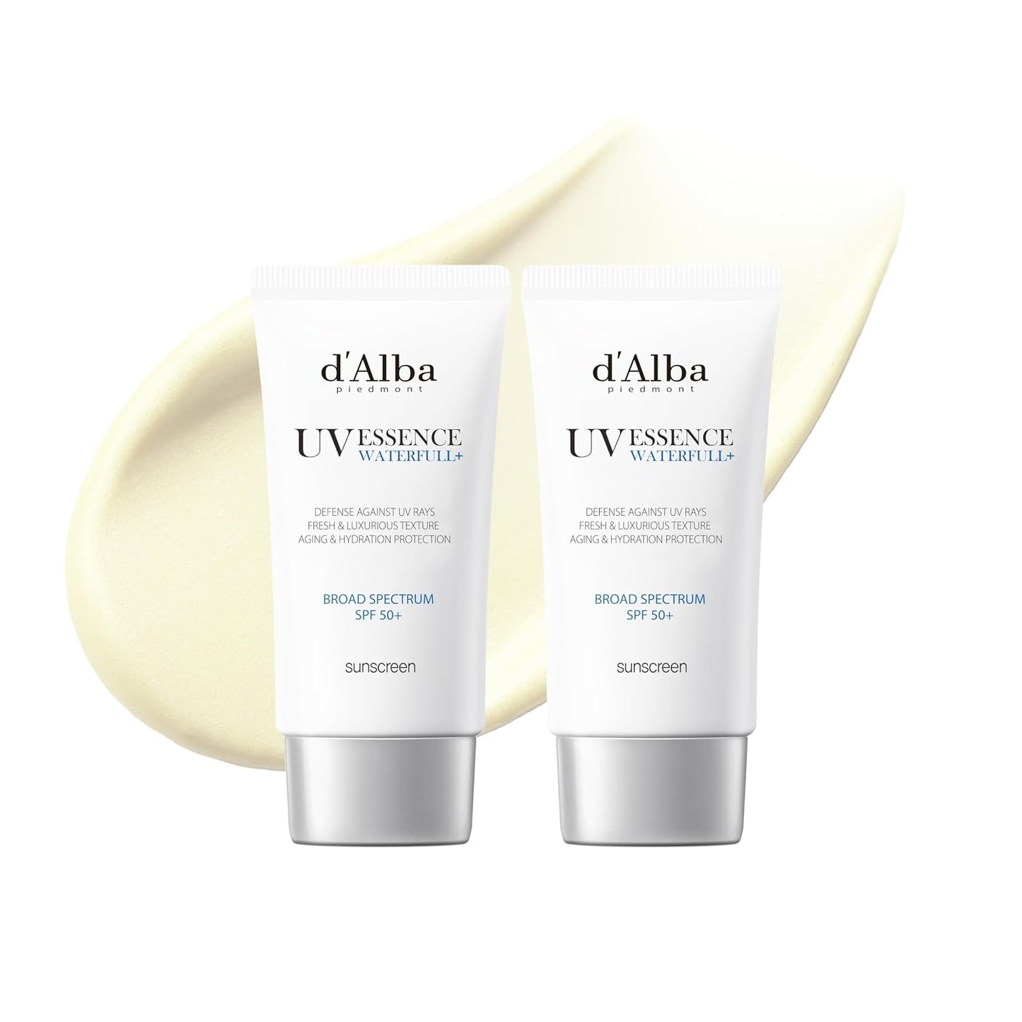 Waterfull Tone-Up Sunscreen Serum BROAD SPECTRUM SPF 50 + Korean Sunscreen for Face, All Skin Tones (1.69 Fl.Oz.)