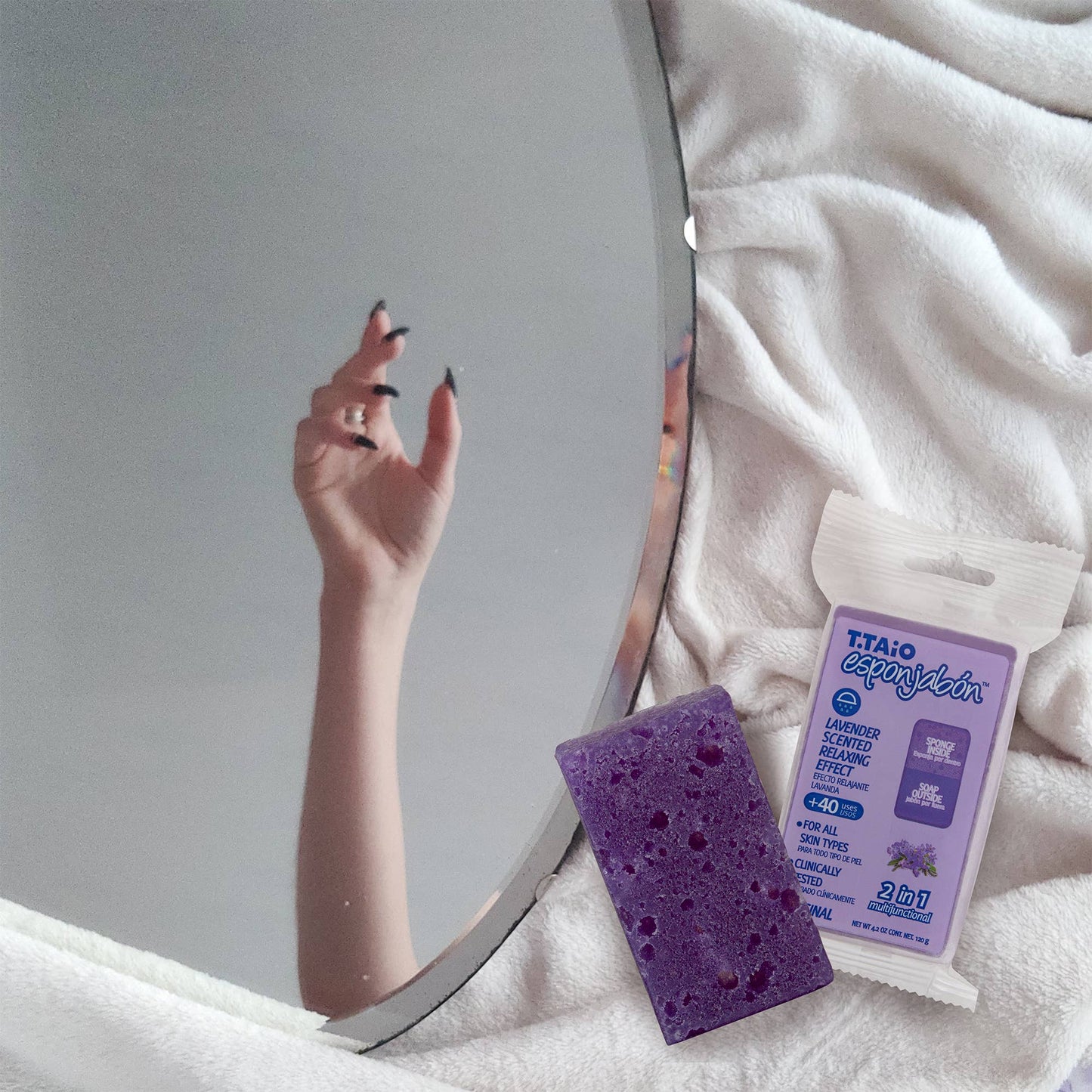 EsponJabon Lavender, Relaxing Effect