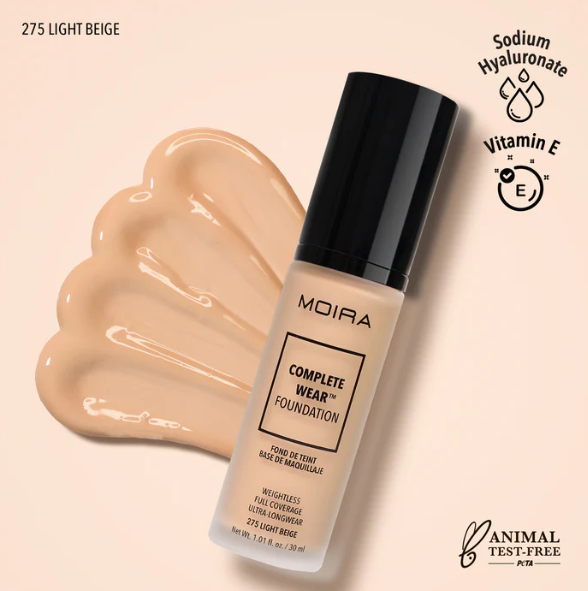 MOIRA LIQUID COMPLETE WEAR FOUNDATION