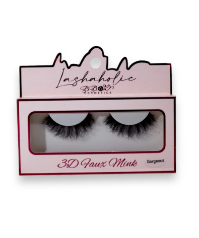 LASHAHOLIC 3D FAUX MINK LASHES-GORGEOUS