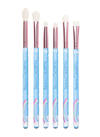 Beauty Creations x My Little Pony "Rainbow Magic" 6 PIece Eye Brush Set