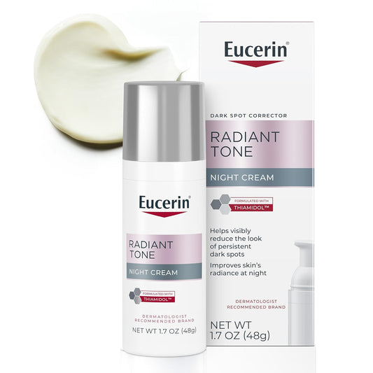 Radiant Tone Night Cream, Dark Spot Corrector with Thiamidol, Night Moisturizer for Face, All Skin Types, 1.7 Oz Bottle