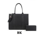 TOTE HANDBAG SET 2 PCS STYLE #DS-9145W BIG SIZE