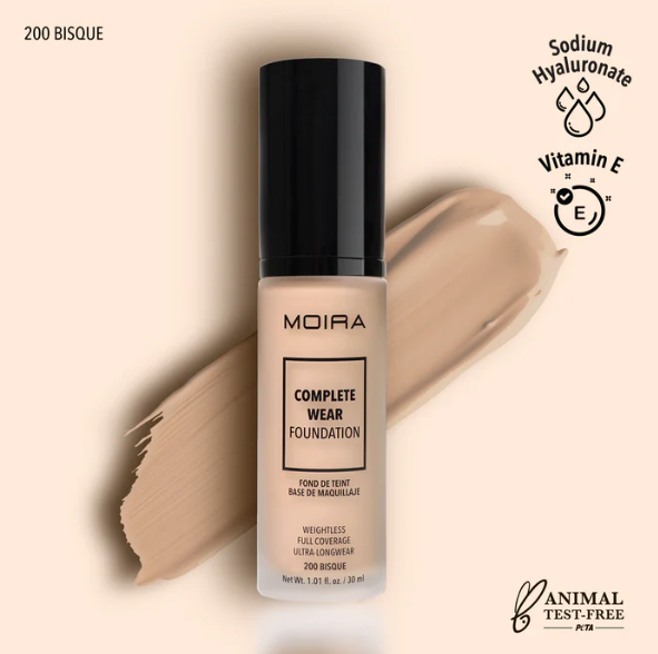 MOIRA LIQUID COMPLETE WEAR FOUNDATION