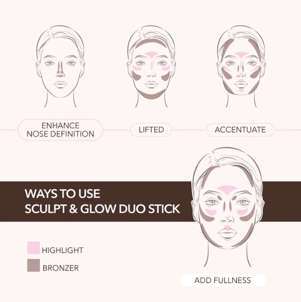 MOIRA SCULP & GLOW DUO STICK