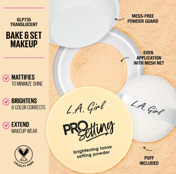 LA GIRL PRO SETTING BRIGHTENING LOOSE SETTING POWDER