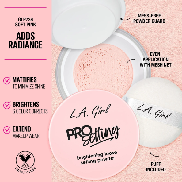 LA GIRL PRO SETTING BRIGHTENING LOOSE SETTING POWDER